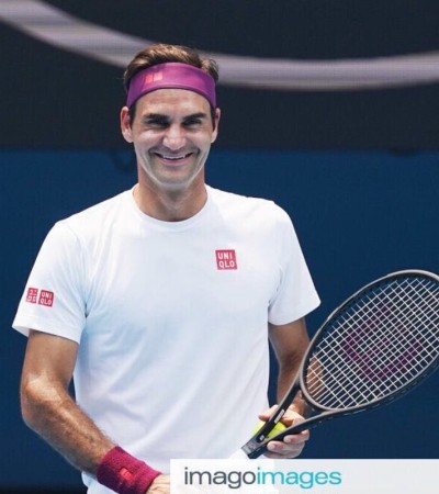 优衣库棉质运动圆领短袖T恤费德勒网球服优衣库